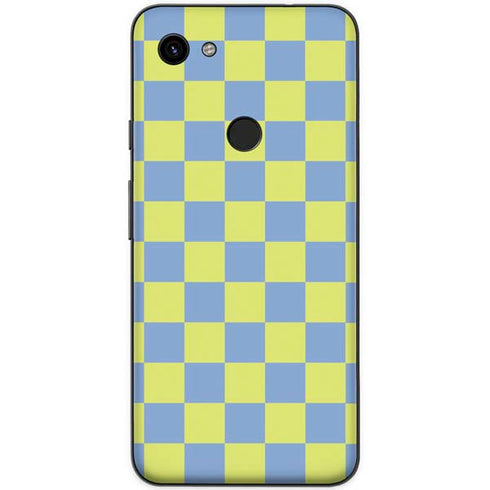 Neon Checkered Google Pixel 3a XL Skin